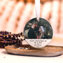 First Christmas Married Custom Mr And Mrs Photo Bauble, thumbnail 9 of 12