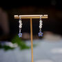 Forget Me Not Freshwater Pearl Stud Earrings, thumbnail 9 of 12