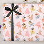 Three Sheets Of Children's 4th Birthday Fairy Wrapping Paper, thumbnail 2 of 2