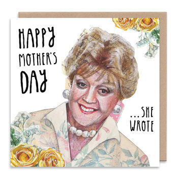 Happy Mother's Day… She Wrote Angela Lansbury Card, 3 of 3