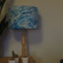 Blue Marble Wave Effect Lampshade, thumbnail 5 of 6