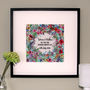 Personalised Cotton Wedding Anniversary Canvas Print, thumbnail 1 of 7