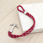 Personalised Men's Red Rope Nautical Anchor Bracelet, thumbnail 4 of 10