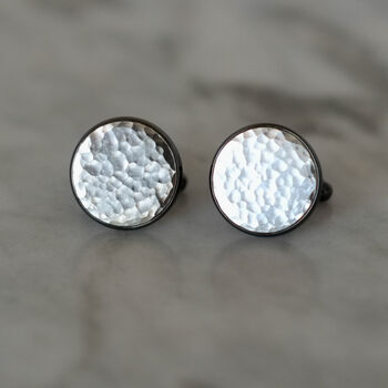 Secret Message Silver Cufflinks, 2 of 11