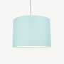 Linen Dusty Turquoise Lampshade, thumbnail 3 of 9