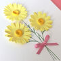 Get Well Soon Paper Daisy Posy Card, thumbnail 7 of 10