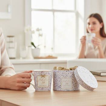 Fabulous 50th Birthday Mug Gift Fine China, 3 of 6