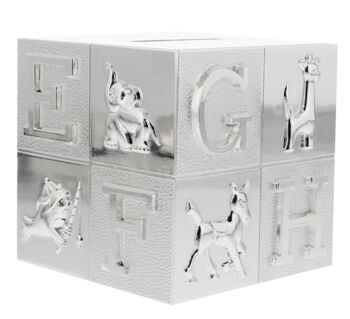 Personalised Cross Design Abc Money Box, 2 of 4