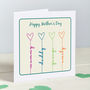 Personalised Family Hearts Mother Card, thumbnail 2 of 4