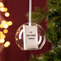 Personalised Pet Photo Glass Dome Bauble, thumbnail 2 of 5