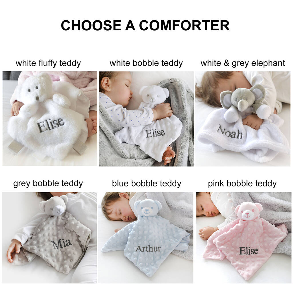 newborn teddy comforter