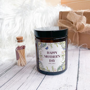 Personalised Mother’s Day Soy Wax Candle Gift For Mum, 5 of 6