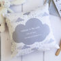 Personalised Cloud New Baby Cushion, thumbnail 4 of 4