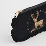 Aurora Embroidered Black Medium Pouch, thumbnail 7 of 7