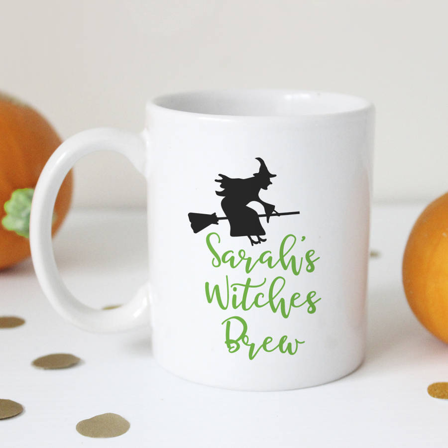 Personalised Witches Brew Halloween Mug By Chips & Sprinkles ...