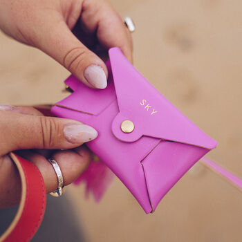 Personalised Leather Dog Treat Pouch, 3 of 6