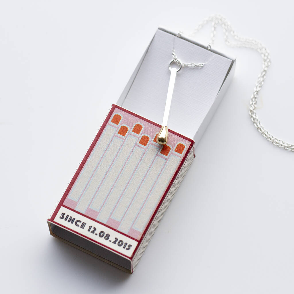 A Perfect Match Sterling Silver Necklace By Studio Hop |  