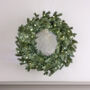 50cm Pre Lit Christmas Wreath 100 Dual Micro LED Battery Operated With Timer, thumbnail 2 of 6