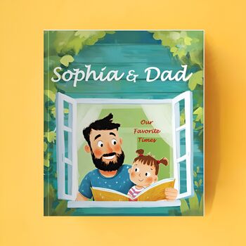 Personalised Our Favourite Times Book For Dad: Father's Day Gift, 3 of 12