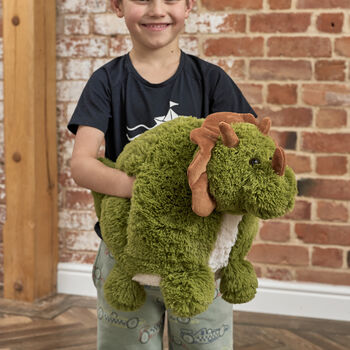 Soft Cuddly Giant Handwarmer Triceratops, 3 of 3