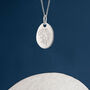Sterling Silver June Birth Flower Necklace, thumbnail 2 of 12