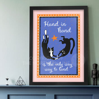 Hand In Hand Music Poster Print, 2 of 4