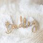 Personalised Scripted Wooden Wedding Place Name, thumbnail 9 of 12