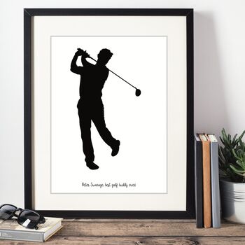 Golf Lovers Personalised Print, 5 of 6