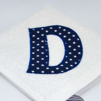 Personalised Bath Towels With Appliqued Letters, 6 of 9