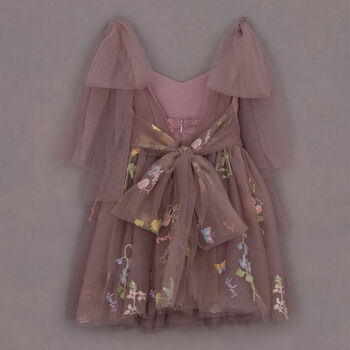 Enchanted Angel Fairy Flower Girl Dress Heather, 5 of 10