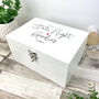 Personalised White Couples Date Night Treat Box Three Sizes, thumbnail 5 of 10