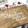 Personalised Our Adventures Wooden Keepsake Box, thumbnail 2 of 11