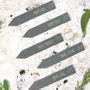 Personalised Slate Herb Plant Markers, thumbnail 3 of 4