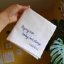 Personalised Second Anniversary Cotton Handkerchief, thumbnail 5 of 11