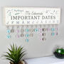 Personalised Classroom Birthday Wall Planner – Teacher Gift, thumbnail 2 of 2