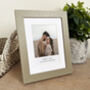 Personalised Wooden Photo Gift Print Framed In Taupe, thumbnail 5 of 7