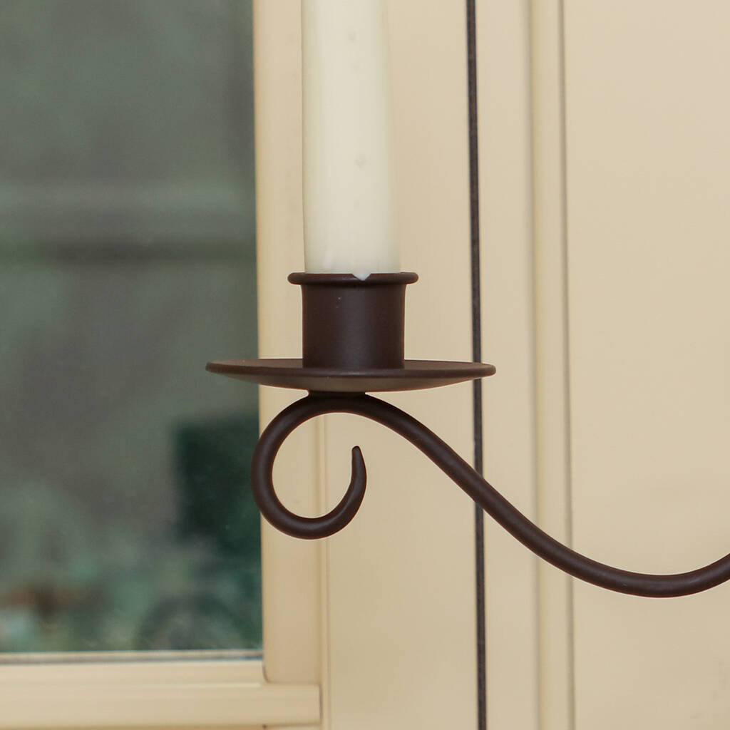 iron anniversary heart bottle stopper and candle holder by dibor