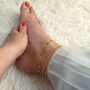 Dainty Layered Anklet Set, thumbnail 3 of 3