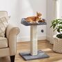 Cat Scratching Post With Sisal Plush Cat Tree, thumbnail 3 of 10