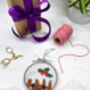 Christmas Pudding Cross Stitch Kit, thumbnail 1 of 7