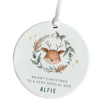 Personalised Xmas Ornament Gift For Son, 3 of 7