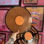 Psychedelic Round Upcycled 12' Lp Vinyl Record Decor, thumbnail 4 of 10