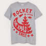 Rocket Around The Christmas Tree Men's T Shirt, thumbnail 3 of 3