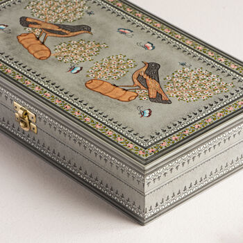 Hand Painted Wooden Jewellery Box Birthday Gift, 4 of 7