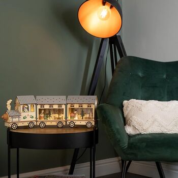 50cm Christmas Wooden Train Scene, 3 of 6