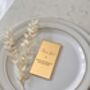 Flower Girl Gold Silver Wedding Place Setting, thumbnail 1 of 2