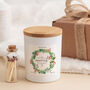 Personalised First Christmas Married Candle Gift, thumbnail 3 of 6