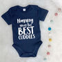 Grandma Gives The Best Cuddles Personalised Babygrow, thumbnail 9 of 9