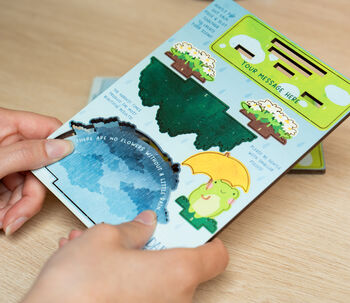 Personalised No Flowers Without Rain Pop Out Card, 2 of 7
