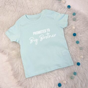 Promoted To Big Brother/Big Sister T Shirt, 8 of 9